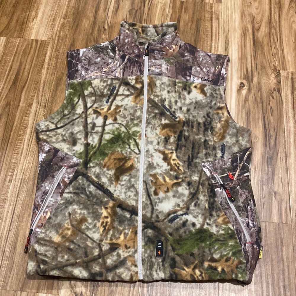 Cabelas/Gerbing Windshear heated fleece vest